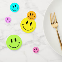 One Happy Typ/Gal Smiley Birthday Confetti