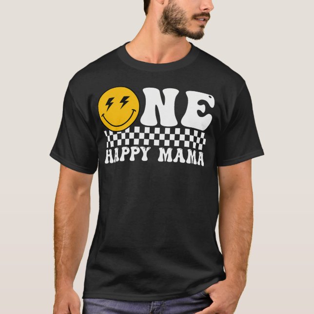 One Happy Typ Mama 1St Birthday Family Matching T-Shirt (Vorderseite)