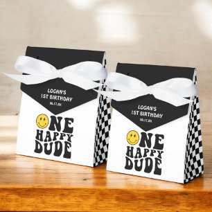 One Happy Typ Smile Face Boy ersten Geburtstag Geschenkschachtel