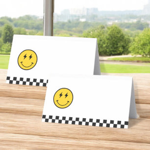 One Happy Typ Smile Face Geburtstagsparty Platzkarte