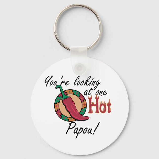 One Hot Papou Schlüsselanhänger (Vorderseite)
