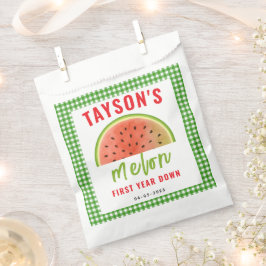 One in a Melon 1st Birthday – Cute Watermelon Geschenktütchen