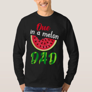One in a Melon Daddy Dada Watermelon Frucht Coole  T-Shirt