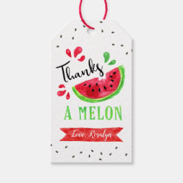 One in A Melon First Birthday Vielen Dank Geschenkanhänger