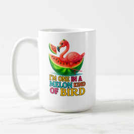 One in a Melon Flamingo - Funny Tropical Bird Kaffeetasse