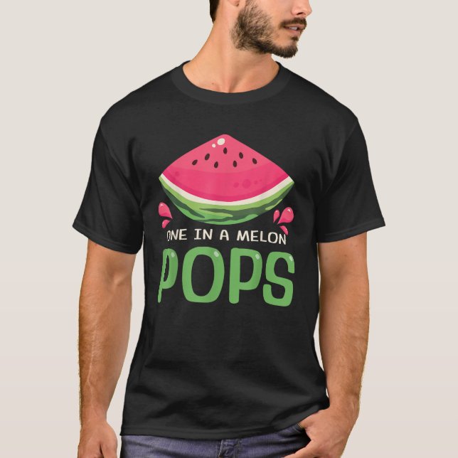 One in a Melon Pops Summer Camp Birthday Party Mat T-Shirt (Vorderseite)