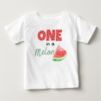 One in einem Melon First Birthday Shirt
