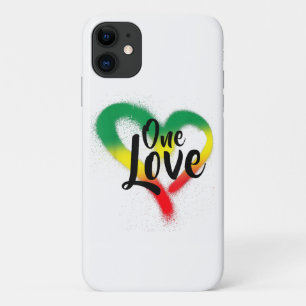 One Liebe One Heart Reggae Vibes Case-Mate iPhone Hülle