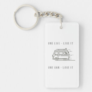 One Life - Live It One Van - Liebe It Schlüsselanhänger