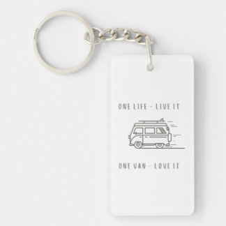 One Life - Live It One Van - Liebe It Schlüsselanhänger