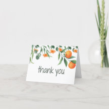 One Little Cutie Carte de remerciements 1er annive