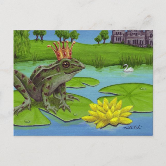 One Little Kiss postcard Postkarte (Vorderseite)