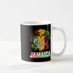 One Love Jamaika 2025 Hibiskusblüte Karibik Va Kaffeetasse