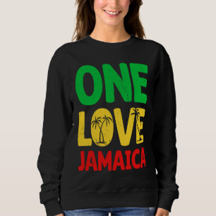 One Love Jamaika I Rasta I Rastafari I Jamaikaner Sweatshirt