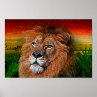One Love Lion II - Poster / Imprimer