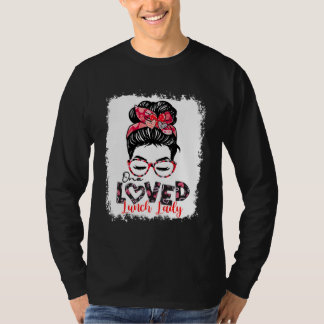 One Loved Lunch Lady Messy Bun T-Shirt