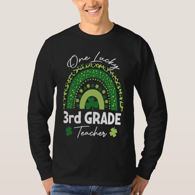 One Lucky 3rd Grade Teacher St Patrick's Day  Wome T-Shirt (Vorderseite)