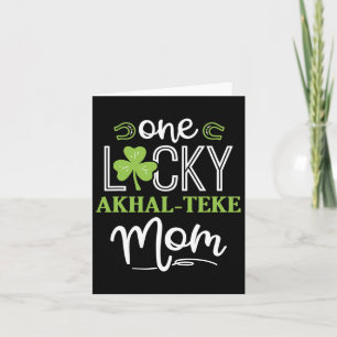 One Lucky Akhal-teke Horse Mama Irish Horseback Ri Karte