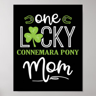 One Lucky Connemara Pony Horse Mama Irish Horsebac Poster