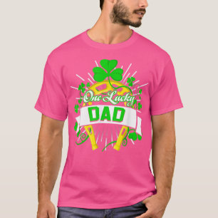 One Lucky Dad Happy St Patricks Day Shamrock Gifts T-Shirt