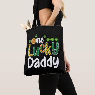 One Lucky Daddy Matching Family St Patrick's Day Tasche