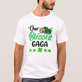 One Lucky Gaga Clover St. Patrick's Day Irish T-Shirt