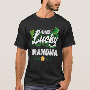 One Lucky Grandma St Patrick's Day Irish Matching T-Shirt