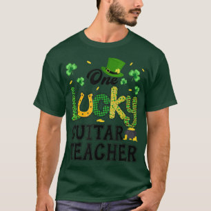 One Lucky Guitar Teacher St Patricks Day T-Shirt