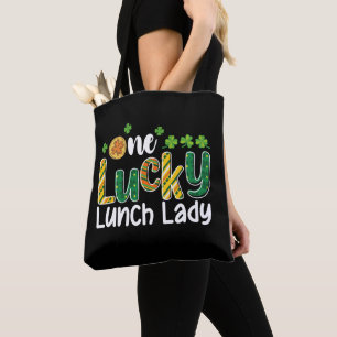 One Lucky Lunch Lady School St Patrick's Day Tasche