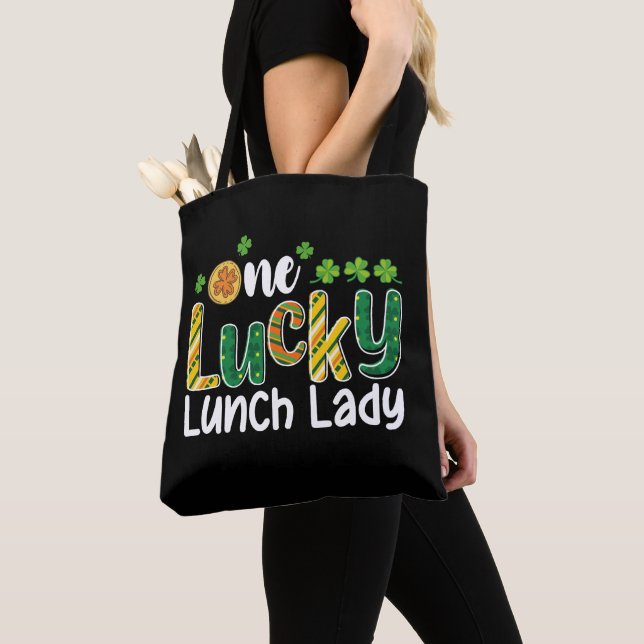 One Lucky Lunch Lady School St Patrick's Day Tasche (Von Nahem)