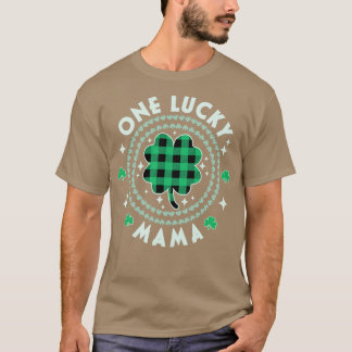 One Lucky Mama Irish St Patricks Day Kleeblatts Gr T-Shirt