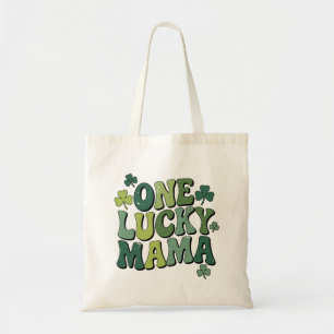 One Lucky Mama Retro St. Patrick's Day Tote Bag Tragetasche