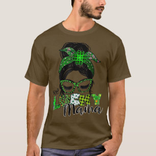 One Lucky Mama St Patricks Day Mama Mother Kleebla T-Shirt