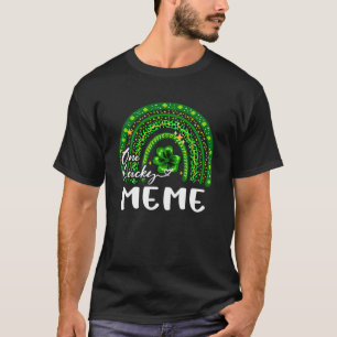 One Lucky Meme Kleeblatt Rainbow St Patrick's Day T-Shirt