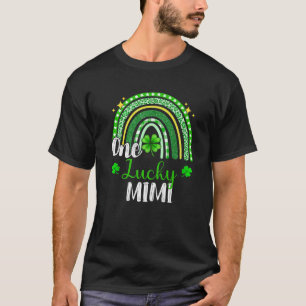 One Lucky Mimi Leopard Print Rainbow St Patrick S T-Shirt