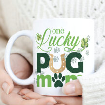 One Lucky Mops Mama St. Patrick's Day Foto