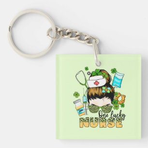 One Lucky Nurse - Messy Bun - St. Patrick’s Day