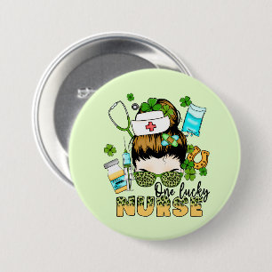 One Lucky Nurse St. Patrick's Button