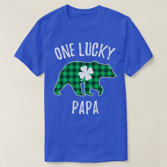 One Lucky Papa St T-Shirt (Design vorne)