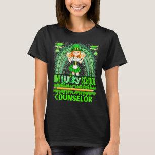 One Lucky School Counselor Lucky Teacher St Patric T-Shirt