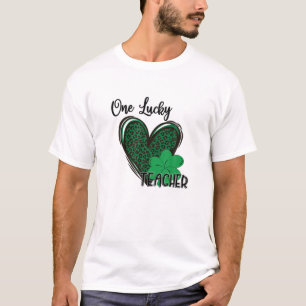 One Lucky Teacher Gift School Teacher St Patricks T-Shirt