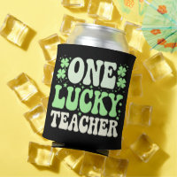 One Lucky Teacher Groovy Retro Teacher St Patricks
