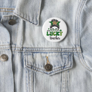 One Lucky Teacher - St. Patrick's Day Button