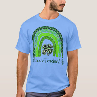 One Lucky Teacher St Patrick's Day Science Teacher T-Shirt