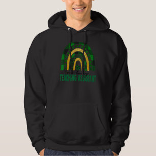 One Lucky Teaching Assistentin Rainbow St Patricks Hoodie