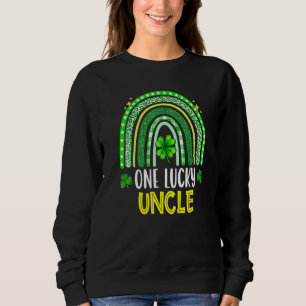 One Lucky Uncle Rainbow Saint Paddy Irish St Patri Sweatshirt