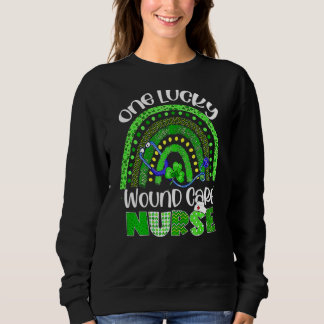 One Lucky Wound Care Krankenpflege Stethoscope St  Sweatshirt