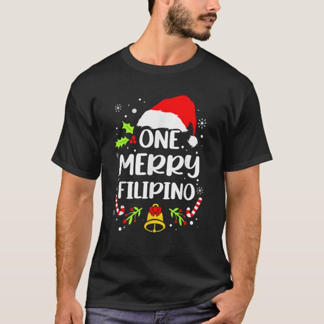 One Merry Filipino T Shirt (Vorderseite)