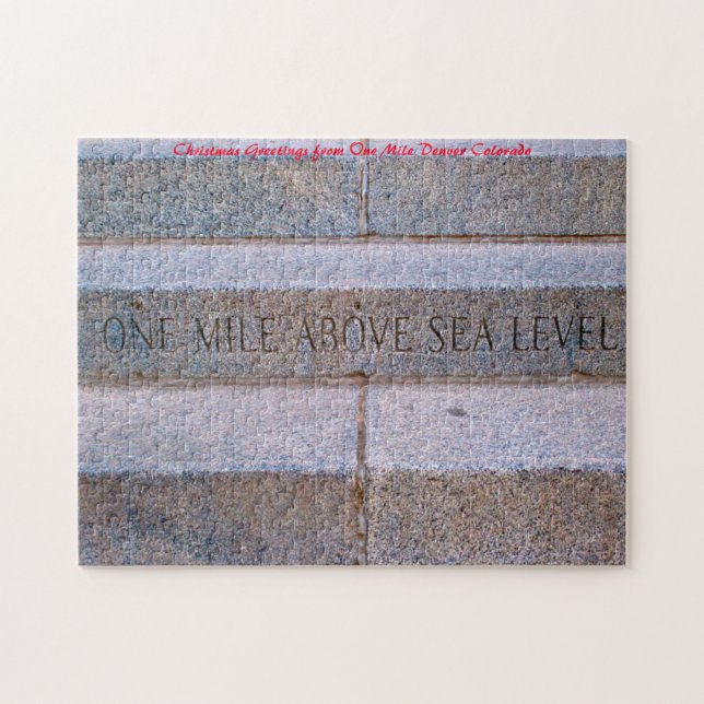 One Mile High Denver.Christmas Grüße (Horizontal)