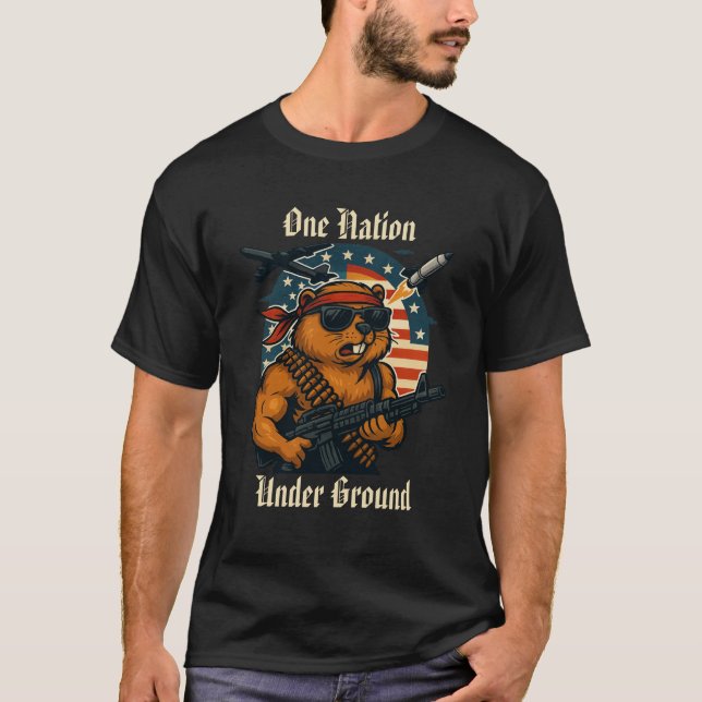 One Nation Under Ground - Dunkle Shirts (Vorderseite)